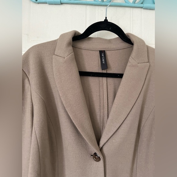 MARC CAIN Virgin Wool-Cashmere Blazer Jacket - Picture 6 of 13